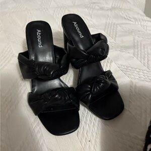 Abound Black Women's Heeled Sandals